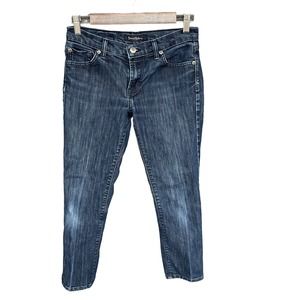 Vintage David Kahn Jeans Womens Size 27 Blue Skinny Cropped